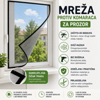 Komarnici za prozor 1+1 GRATIS