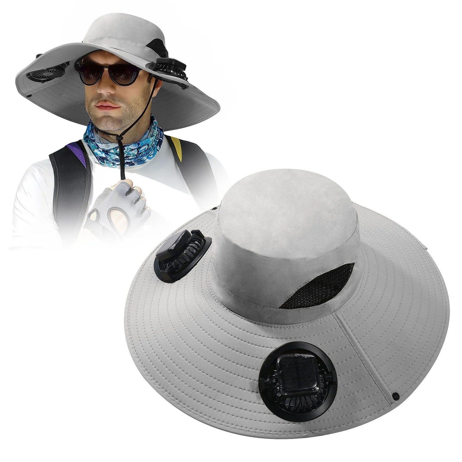 Šešir sa ventilatorom